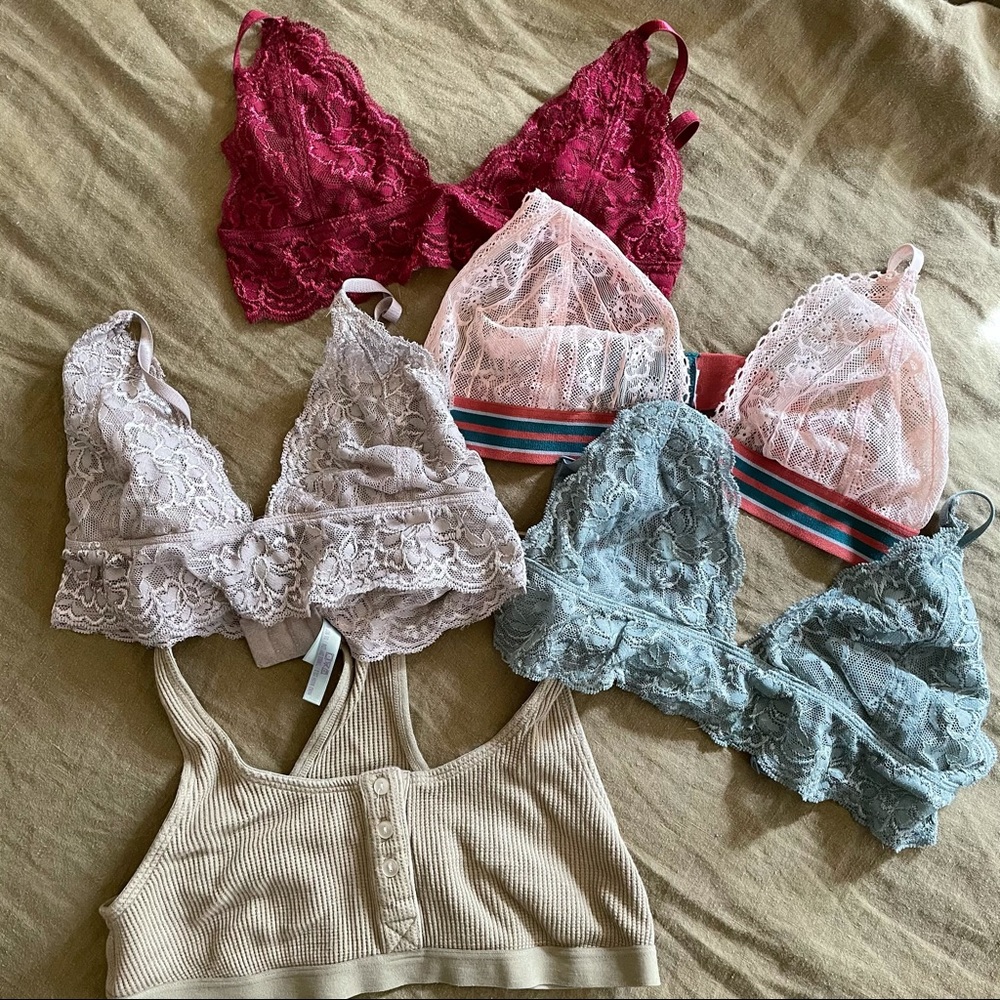 BUNDLE: S Bralettes Madewell, Free People, etc